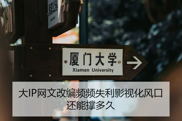 大IP网文改编频频失利影视化风口还能撑多久